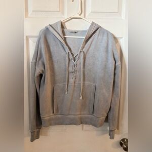 Women’s American Eagle Tie Dye Blueish Gray Hoodie Size S.